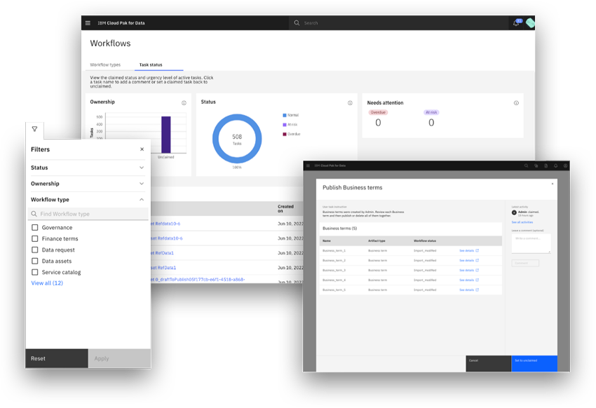 Task Dashboard — hero mockup